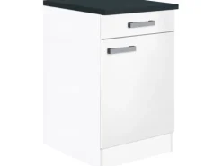Optifit Küchen-Unterschrank Salo214 50 cm Weiß< Küchenschränke