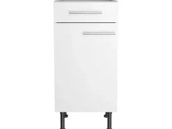 Best Optifit Küchen-Unterschrank Bengt932 40 cm x 87 cm x 58,4 cm Weiß