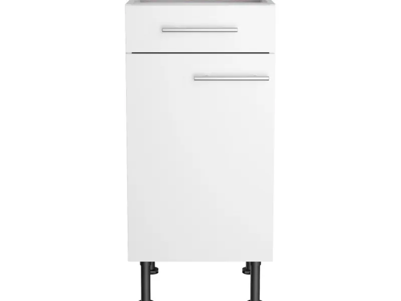 Best Optifit Küchen-Unterschrank Bengt932 40 cm x 87 cm x 58,4 cm Weiß