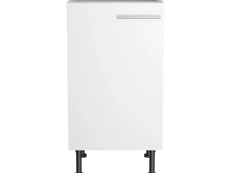 Optifit Küchen-Unterschrank Bengt932 45 cm x 87 cm x 58,4 cm Weiß< Küchenschränke
