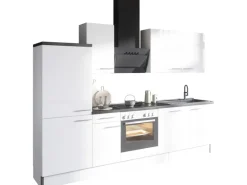 Discount Optifit Küchenzeile Optikoncept Rurik 270 cm Weiß