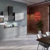 Optifit Besteckkästen|Kühlschränke<Küchenzeile Optikoncept Mats ohne E-Geräte 270 cm Basaltgrau