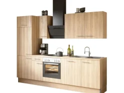 New Optifit Küchenzeile Optikoncept Erik 270 cm Wildeiche Nachb.