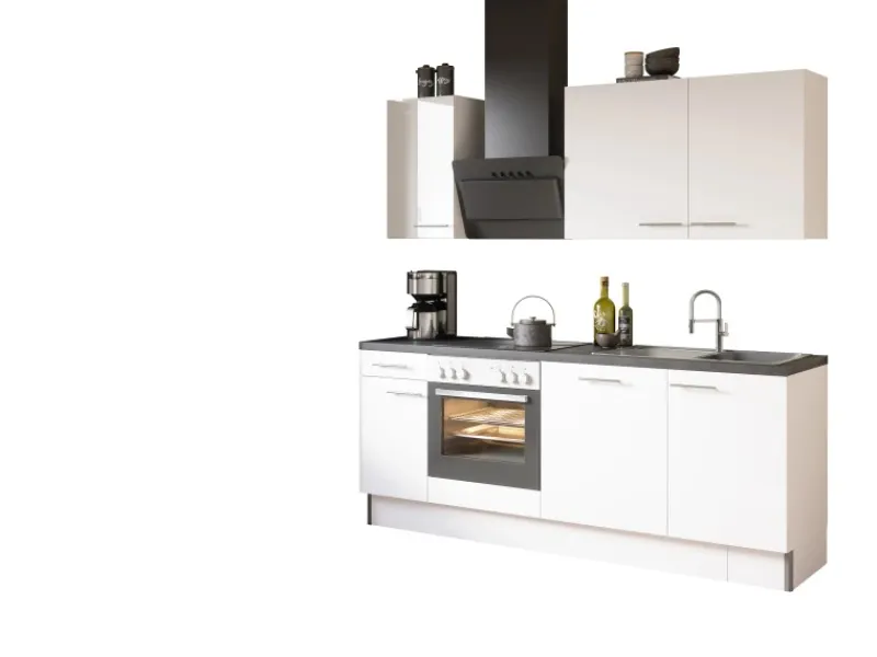 Sale Optifit Küchenzeile Optikoncept Rurik 270 cm Weiß