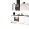 Clearance Optifit Küchenzeile Optikoncept Rurik ohne E-Geräte 270 cm Weiß