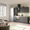 Optifit Besteckkästen|Küchenschränke<Küchenzeile Optikoncept Ingvar ohne E-Geräte 210 cm Anthrazit