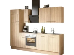 Clearance Optifit Küchenzeile Optikoncept Erik 270 cm Wildeiche Nachb.