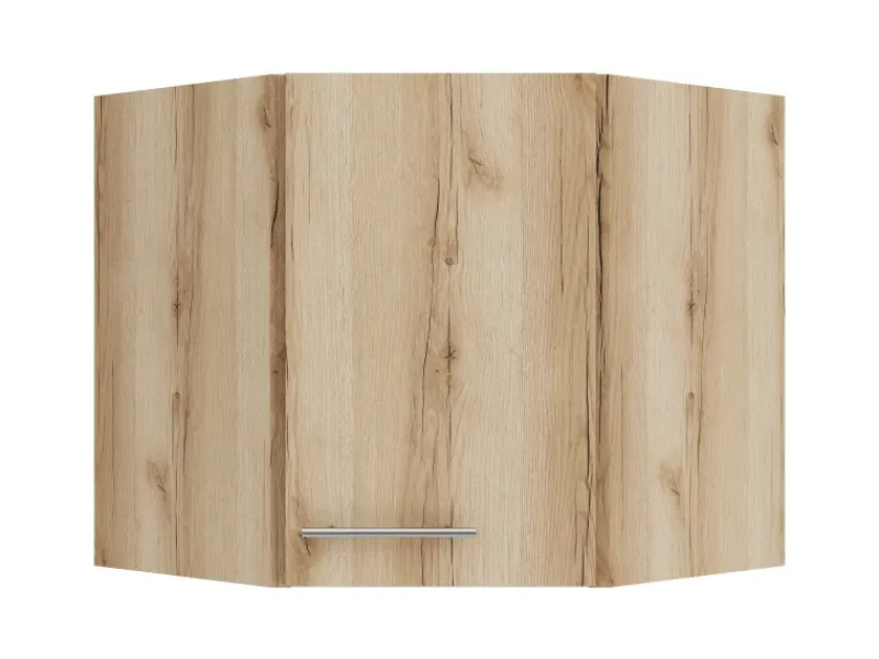 Optifit Küchenschränke<Livorno290 Küchen-Eckoberschrank 60 x 60 cm Wildeiche Nachbildung