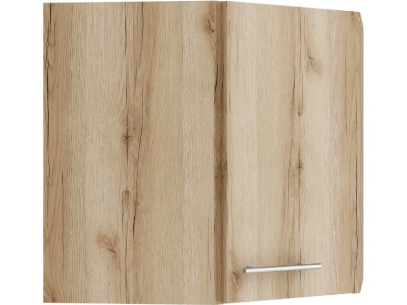 Optifit Küchenschränke<Livorno290 Küchen-Eckoberschrank 60 x 60 cm Wildeiche Nachbildung