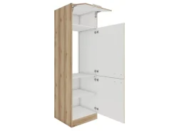 Optifit Livorno290 Küchen-Geräteumbauschrank 60 cm Wildeiche Nachbildung< Küchenschränke