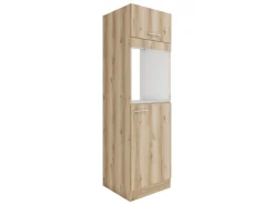 Optifit Kühlschränke|Küchenschränke<Livorno290 Küchen-Geräteumbauschrank 60 cm Wildeiche Nachbildung