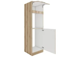 Optifit Kühlschränke|Küchenschränke<Livorno290 Küchen-Geräteumbauschrank 60 cm Wildeiche Nachbildung