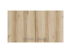 Optifit Küchenschränke|Einbauküchen<Livorno290 Küchen-Oberschrank 100 cm Wildeiche Nachbildung