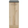 Optifit Kühlschränke<Livorno290 Küchen-Unterschrank 30 cm Wildeiche Nachbildung