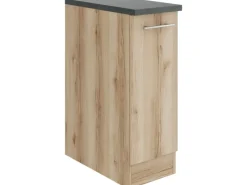 Optifit Kühlschränke<Livorno290 Küchen-Unterschrank 30 cm Wildeiche Nachbildung