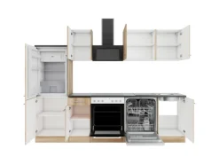 Discount Optifit Livorno290 Küchenzeile 270 cm Wildeiche Nachbildung