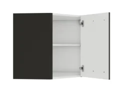Optifit Küchenschränke<Madrid420 Küchen-Eckoberschrank 60 x 60 cm Anthrazit Matt