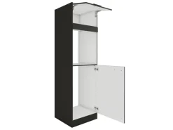Best Optifit Madrid420 Küchen-Geräteumbauschrank 60 cm Anthrazit Matt