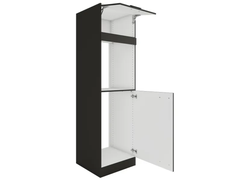 Best Optifit Madrid420 Küchen-Geräteumbauschrank 60 cm Anthrazit Matt