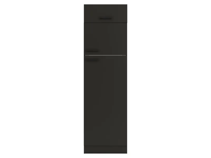 Optifit Madrid420 Küchen-Geräteumbauschrank 60 cm Anthrazit Matt< Kühlschränke|Küchenschränke