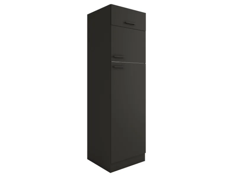 Optifit Madrid420 Küchen-Geräteumbauschrank 60 cm Anthrazit Matt< Kühlschränke|Küchenschränke