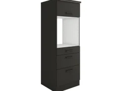 Best Optifit Madrid420 Küchen-Geräteumbauschrank 60 cm Anthrazit Matt