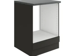 Optifit Küchenschränke<Madrid420 Küchen-Herdumbau 60 cm Anthrazit Matt