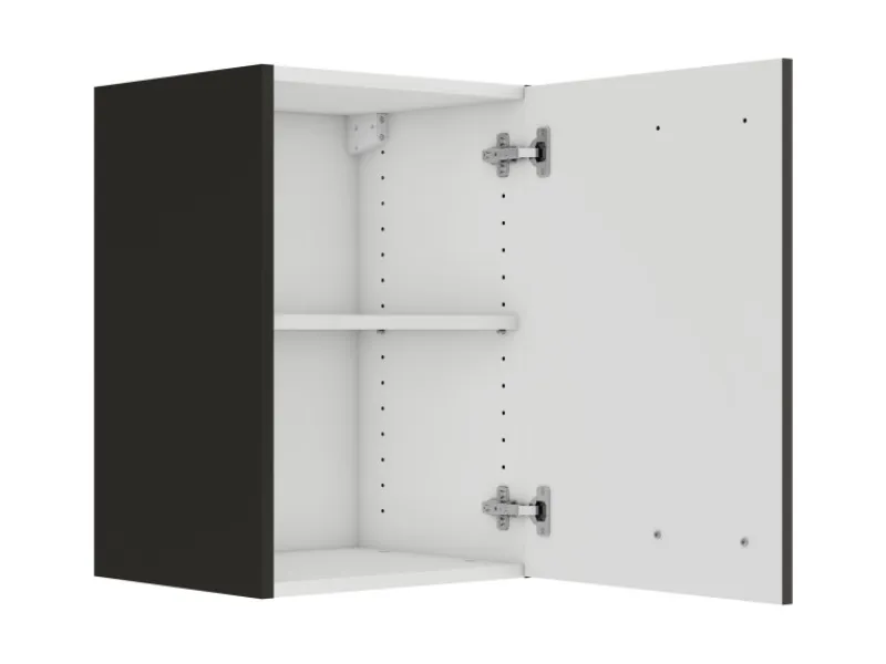 Optifit Küchenschränke<Madrid420 Küchen-Oberschrank 40 cm Anthrazit Matt