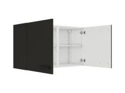 Optifit Küchenschränke<Madrid420 Küchen-Oberschrank 100 cm Anthrazit Matt