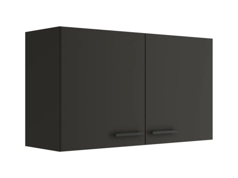 Optifit Küchenschränke<Madrid420 Küchen-Oberschrank 100 cm Anthrazit Matt