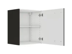 Optifit Pantryküchen|Küchenschränke<Madrid420 Küchen-Oberschrank 50 cm Anthrazit Matt