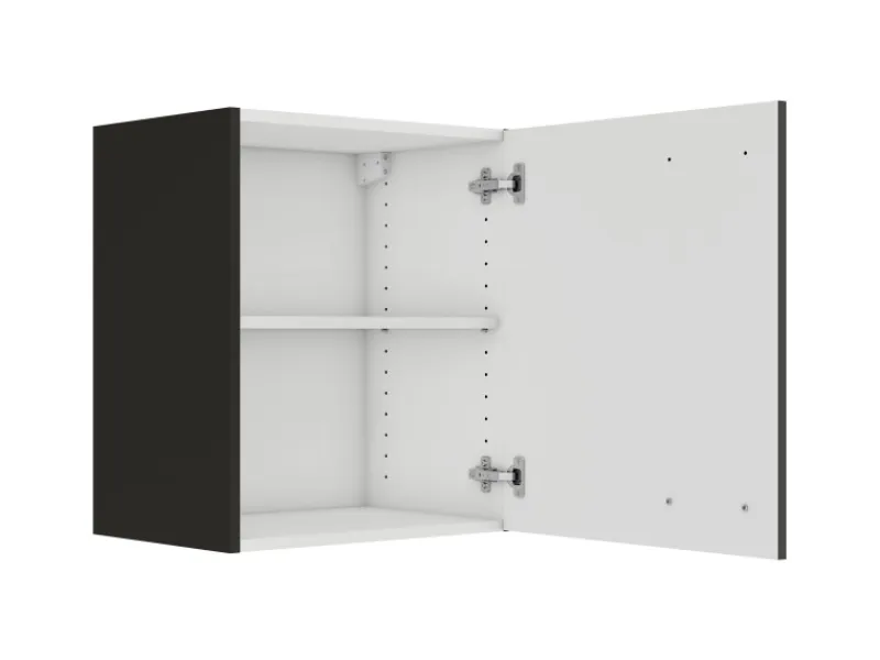 Optifit Pantryküchen|Küchenschränke<Madrid420 Küchen-Oberschrank 50 cm Anthrazit Matt