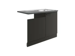 Optifit Küchenschränke|Einbauküchen<Madrid420 Küchen-Spülenschrank-Set Anthrazit Matt