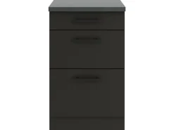 Optifit Küchenschränke<Madrid420 Küchen-Unterschrank 50 cm Anthrazit Matt