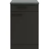 Optifit Küchenschränke<Madrid420 Küchen-Unterschrank 50 cm Anthrazit Matt