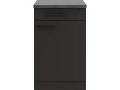 Optifit Küchenschränke<Madrid420 Küchen-Unterschrank 50 cm Anthrazit Matt