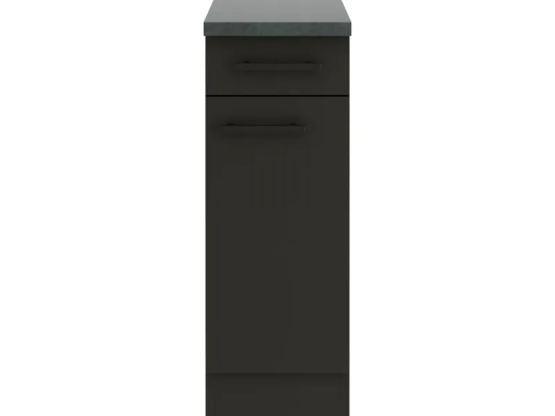 Discount Optifit Madrid420 Küchen-Unterschrank 30 cm Anthrazit Matt