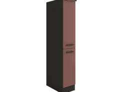 Optifit Nizza407 Küchen-Apothekerschrank 30 cm Rostrot< Küchenschränke