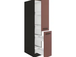 Optifit Nizza407 Küchen-Apothekerschrank 30 cm Rostrot< Küchenschränke