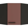 Optifit Küchenschränke<Nizza407 Küchen-Eckoberschrank 60 x 60 cm Rostrot