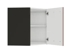 Optifit Küchenschränke<Nizza407 Küchen-Eckoberschrank 60 x 60 cm Rostrot