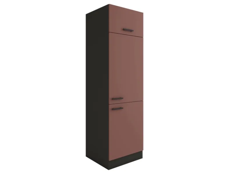 Optifit Nizza407 Küchen-Geräteumbauschrank 60 cm Rostrot< Kühlschränke|Küchenschränke