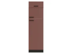 Optifit Nizza407 Küchen-Geräteumbauschrank 60 cm Rostrot< Kühlschränke