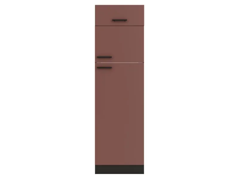 Optifit Nizza407 Küchen-Geräteumbauschrank 60 cm Rostrot< Kühlschränke