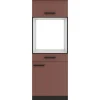 Online Optifit Nizza407 Küchen-Geräteumbauschrank 60 cm Rostrot
