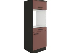 Online Optifit Nizza407 Küchen-Geräteumbauschrank 60 cm Rostrot