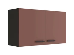 Optifit Einbauküchen|Küchenschränke<Nizza407 Küchen-Oberschrank 100 cm Rostrot