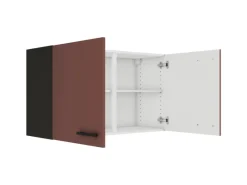 Optifit Einbauküchen|Küchenschränke<Nizza407 Küchen-Oberschrank 100 cm Rostrot