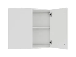 Optifit Oslo214 Küchen-Eckoberschrank 60 x 60 cm Feinstruktur Weiß< Küchenschränke