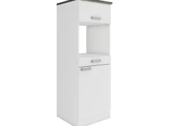 Best Optifit Oslo214 Küchen-Geräteumbauschrank 60 cm Feinstruktur Weiß